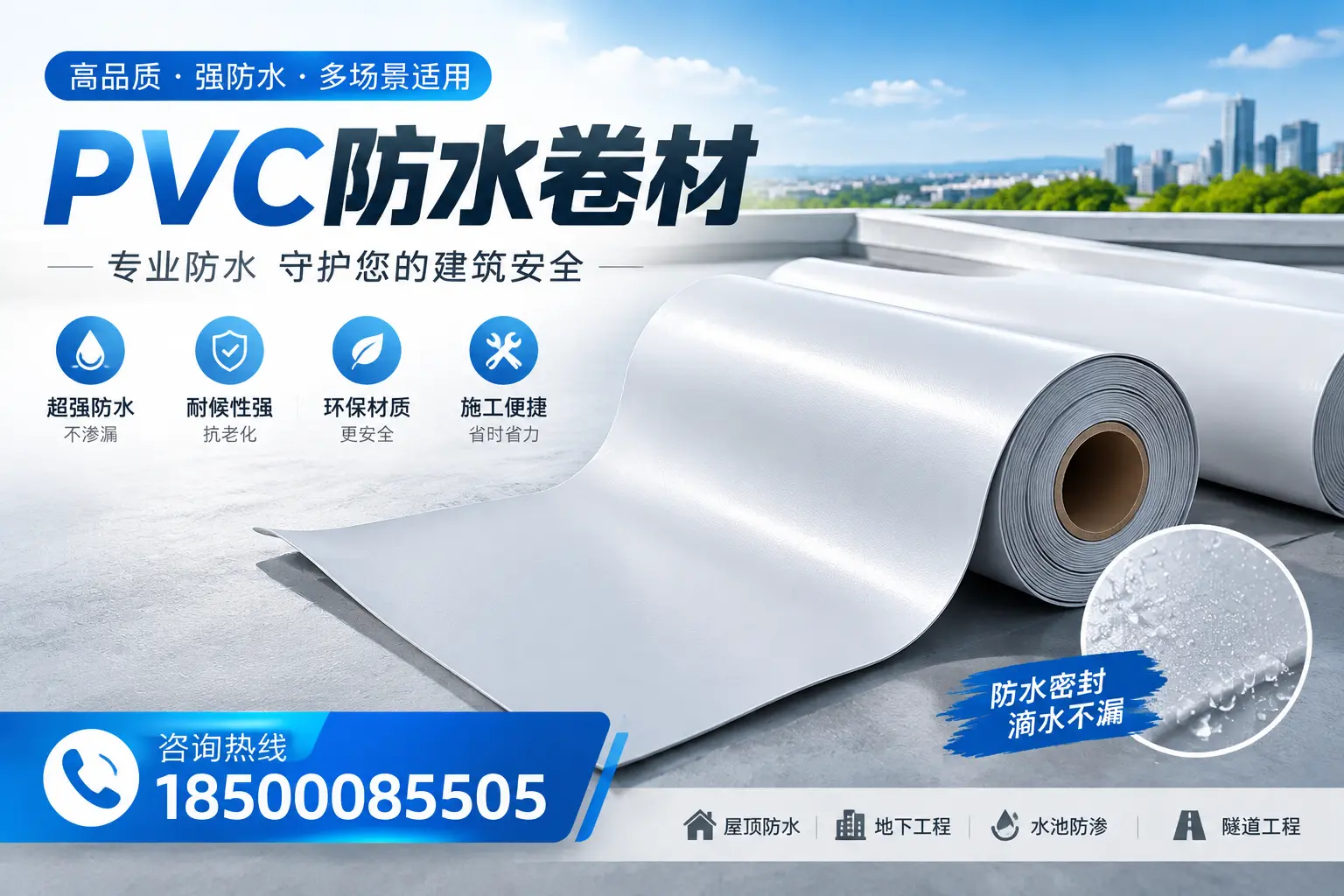 PVC防水卷材的市场竞争分析，红河品牌选择参考